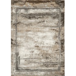 Carrara Modern Bruin Beige vloerkleed -