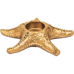 Housevitamin Starfish Tealight holder - Gold - 16x14x3,5cm