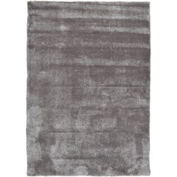 Vercai Rugs Shadow Collectie - Hoogpolig Vloerkleed - Zacht Tapijt voor Woonkamer - Polyester - Taupe - 120x170 cm