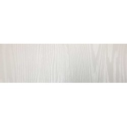 3x stuks decoratie plakfolie houtnerf look wit 45 cm x 2 meter zelfklevend - Meubelfolie
