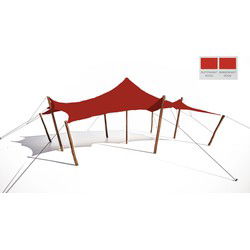 Stretchtent 4,5x6 rood