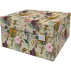 Dutch Design Brand Opbergdoos met Deksel - Doos in Karton - Geschenkdoos - 33x24x17cm - Botanical - 2 Stuks