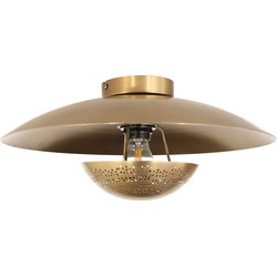 Anne Lighting - plafonniere - Brassi - brons - metaal - Ø 42cm - E27 - 3681BR