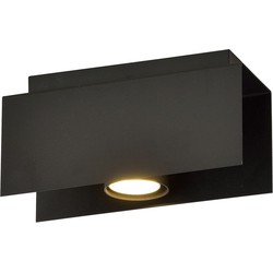 Minimalistische plafondlamp Savoia Zwart