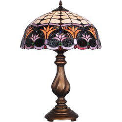 Tafellamp in Tiffany-stijl - model 126