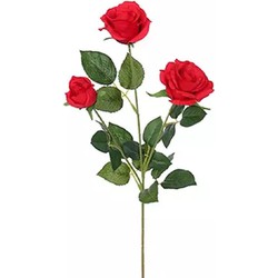 Rosenzweig Rot 67 cm große Kunstpflanze - Buitengewoon de Boet