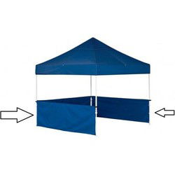 Halve zijwand 3 mtr breed keuze uit 16 kleuren , 1 stuks