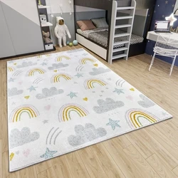 Kindervloerkleed - Adventures Regenboog En Wolken Crème/Multicolor - 120 X 170 CM