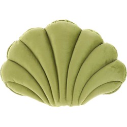 Unique Living - Kussen Shell 45x35cm Olive Green