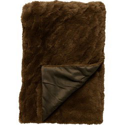 Dutch Decor NOVIN - plaid 140x180 cm - Sepia - bruin - Dutch Decor