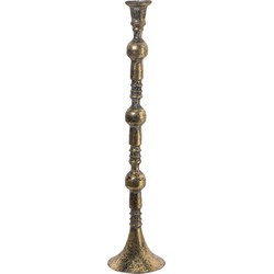 Clayre & Eef Kandelaar Ø 10x46 cm Koperkleurig Metaal