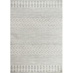 Scandinavisch Boho Tapijt LOUNA - Grijs - 160x215 cm