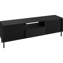 Meubella - TV-Meubel Orvana - Zwart - 174 cm