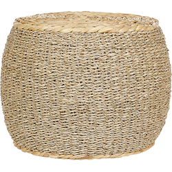 Beliani HAIPHONG - Poef-Beige-Zeegras