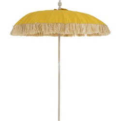 parasol raffia geel 250 x 190 x 190