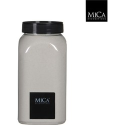 Zand creme fles 1kg l7,5xb7,5xh16 cm - Mica Decorations