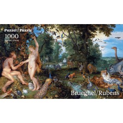 Puzzelman Puzzelman Paradijs - Peter Paul Rubens/Jan Brueghel de oude (Mauritshuis) (1000)