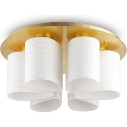 Ideal Lux - Daisy - Plafondlamp - Metaal - E27 - Goud