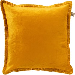 Dutch Decor REBEL - Kussenhoes velvet 45x45 cm Golden Glow - geel - Dutch Decor