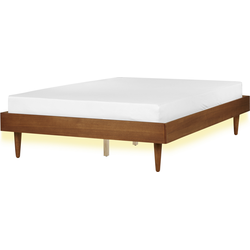 Beliani TOUCY - Tweepersoonsbed-Lichte houtkleur-MDF