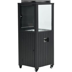 Cozy Living sfeerhaard Sevilla - carbon black - 55x55xH151cm - 50 Mb