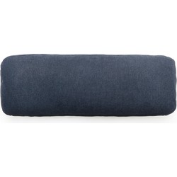 Kave Home - Neom kussen blauw 24 x 72 cm