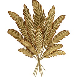 Wanddecoratie Leaf Bouquet Goud