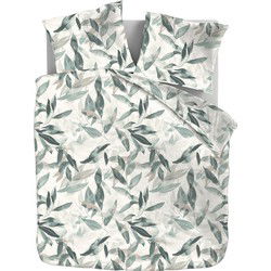 Katoenen Flanellen Dekbedovertrekset Autumn Leafs - 240x220 + 2*60x70cm