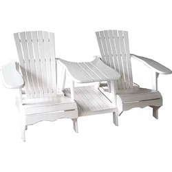 Bear Chair Dubbel White Wash