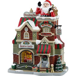 The Santa Shop 17x23x28 cm Kersthuisje