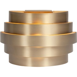Moderne Metalen Highlight Scudo Wandlamp - Goud