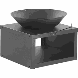 TANARA  - Vuurkorf - Zwart - Staal