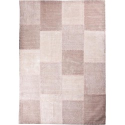 By-Boo Patchwork Vloerkleed Roze - 160 x 230 CM- 160x230 CM