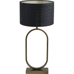 Tafellamp Jamiri/Praya - Ant, Brons/Zwart - Ø30x67cm