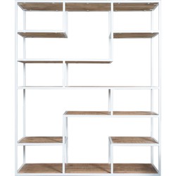 Vakkenkast Huub Wit 175 x 145 cm - Roomdivider