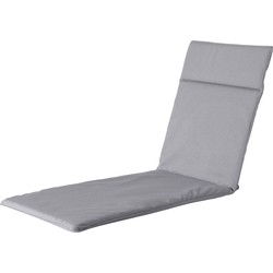 Madison - Ligbedkussen Manchester light grey - Ca. 190x60 cm