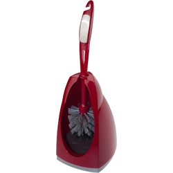 Brumag Toiletborstel - met houder - rood - 41 cm - Toiletborstels