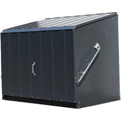 Opbergkast Trimetals Stoweaway TM11000 - fietsenberging Antraciet | 88x136x112 cm