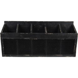 Clayre & Eef Wandrek Zwart Hout