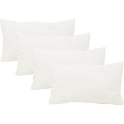 Set van 4 stuks - Binnenkussen | 30 x 50 cm | 440 gram | Traagschuim/ Memoryfoam