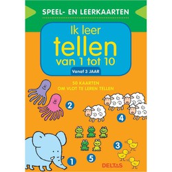 NL - Deltas Deltas Speel- en leerkaarten - Ik leer tellen van 1 tot 10 (+3 j.)