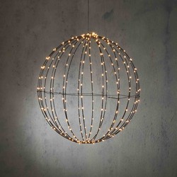 Luca Lighting Kerstverlichting Bal - 50x50x50 cm - Ijzer - Warm Wit