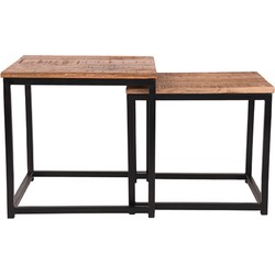 Salontafel Set Twain 45x45x45 cm