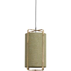 Light & Living - Hanglamp SENDAI - Ø32x60cm - Groen