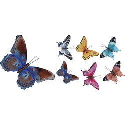 Muurdecoratie vlinders 6ass kl I