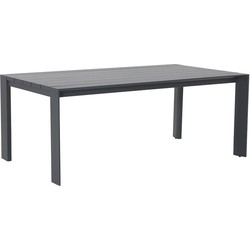 Levanto lounge-diningtafel - 170x97 cm - carbon black