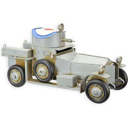 A TIN MODEL OF A WWI ARMOURED CAR