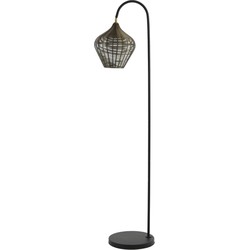 Light & Living - vloerlamp - Alvaro - brons - metaal - schemerlamp - E27 - 8213018