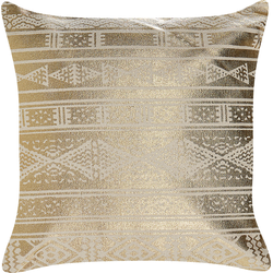 OUJDA  - Sierkussen - Goud - 50 x 50 cm - Katoen