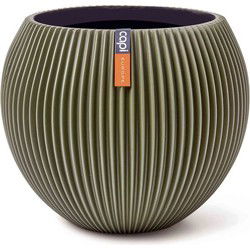 Vaas bol Groove 13x10 groen